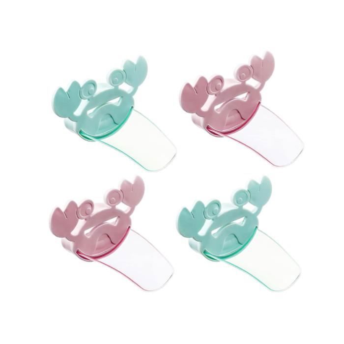 LQIOACU Lot De 4 Prolongateurs Robinet Bébé En Silicone – Extension Lavabo Enfant, Facile à Installer