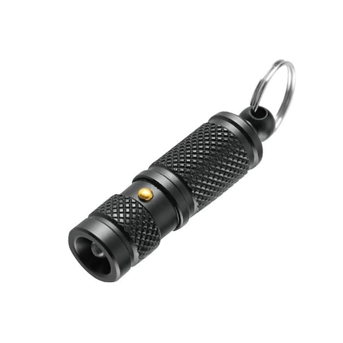 Mini lampe torche portable multifonctionnelle à LED lampe de poche ultra-lumineuse (noire)