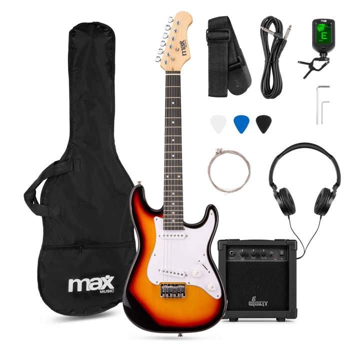 🎸 MAX GigKit Junior : Le Kit Guitare Électrique Enfant 3/4 Idéal pour Débuter (Ampli 20W Inclus) – Avis et Guide d’Achat 2024