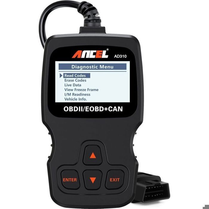 Valise diagnostic auto OBD2 – Scanner lecteur de codes moteur – Lecture en temps réel – Compatible BMW Peugeot VW véhicules