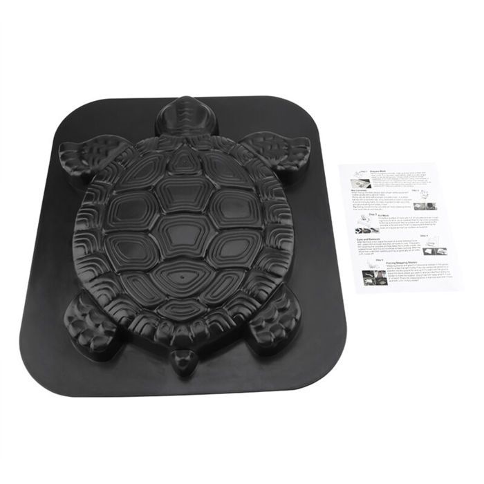 Tortue Moule à Pavé Plastique Pavage Moyen Béton Moules Pierres Stepping Stone Jardin Allée Moule Pavage Chemin Moule Walk Maker 1