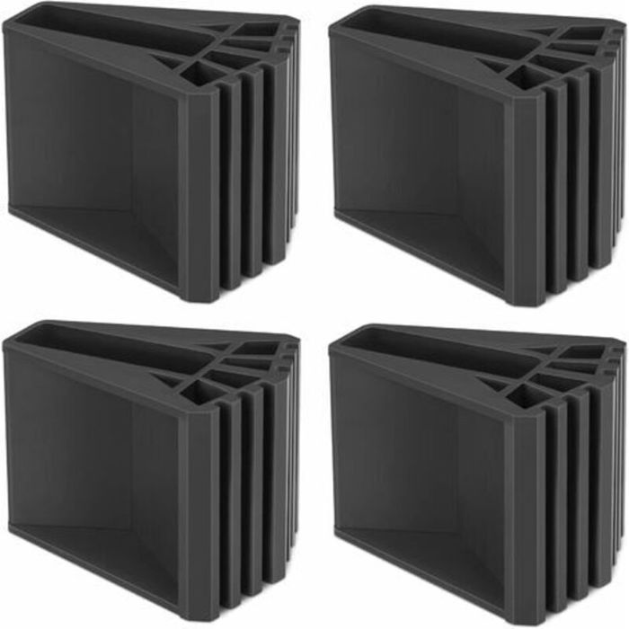 4 Pièces Couvre-pieds Déchelle Pieds Déchelle PVC Échelle Patins En Caoutchouc Antidérapants Pieds De Remplacement Déchelle