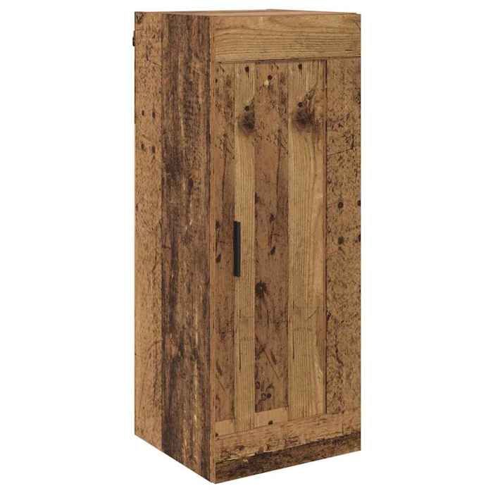Cabinet mural(1 pc) Placard suspendue Armoire Polyvalent Bois Ancien 345x34x90 cm Bois dingénierie B9255