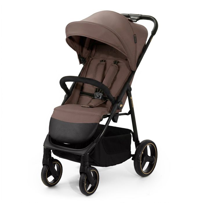 Poussette Kinderkraft TRIG 3 jusqu’à 25 kg Pliable Légère Dossier Réglable Canopy Imperméable Mocca