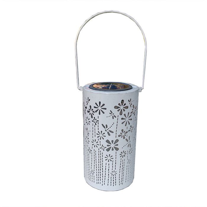 Borne solaire balise solaire luminaire dexterieur lumière solaire - Fmalra - 11x11x20cm lampe suspendue dextérieur étanche pisci