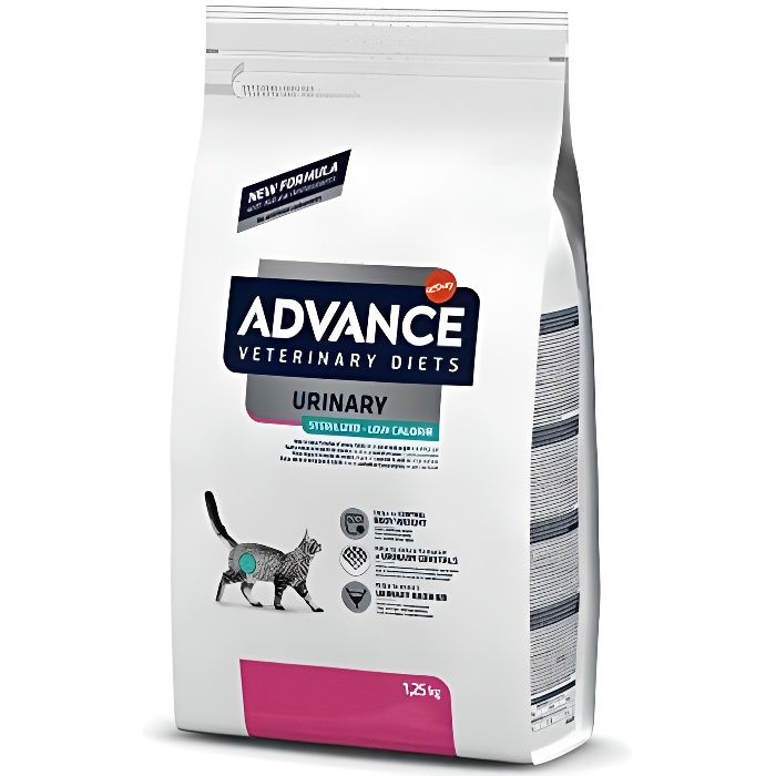 ADVANCE Veterinary Diet Urinary Low Calorie - Croquettes chat stérilisé 15 kg ADVANCE Veterinary Diet Urinary Low Calorie - Croquettes chat stérilisé 15 kg