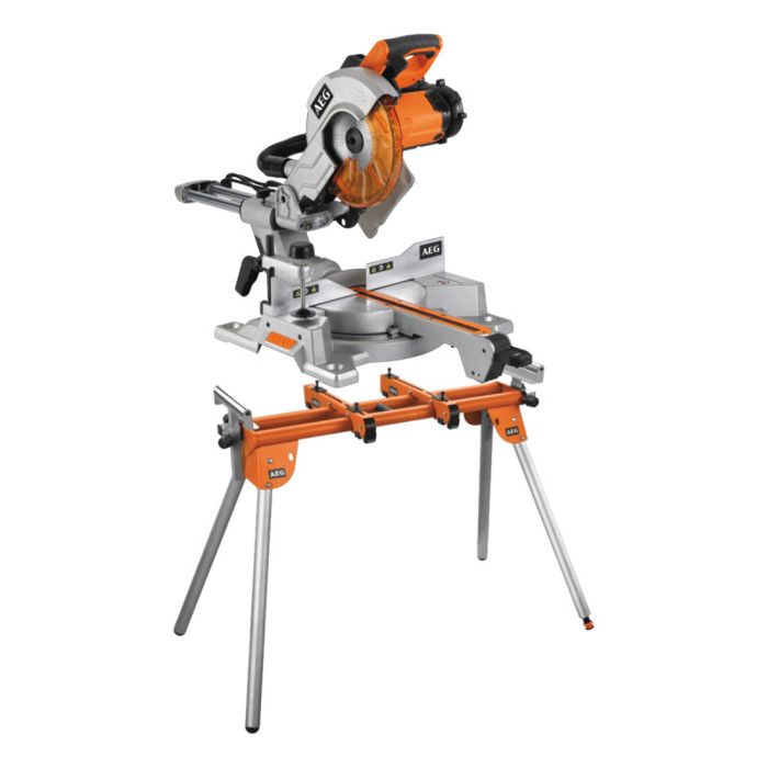Pack Scie à onglet électrique AEG 254mm PS254 Support universel AEG pour scie radiale PSU1000 - vue 3
