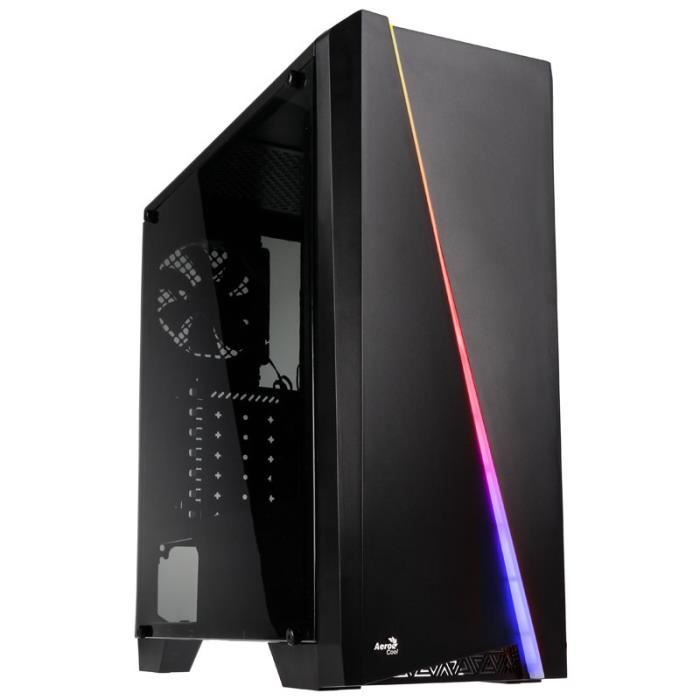 AEROCOOL BOITIER PC Cylon – Noir – Acrylique – Format ATX (ACCM-PV10012.11)