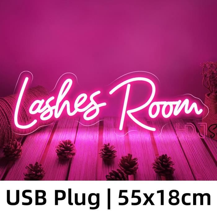 Panneau Néon LED Personnalisé Avec Votre Logo - Enseigne Lumineuse Pour Boutique, Salon, Bureau, Décoration Murale