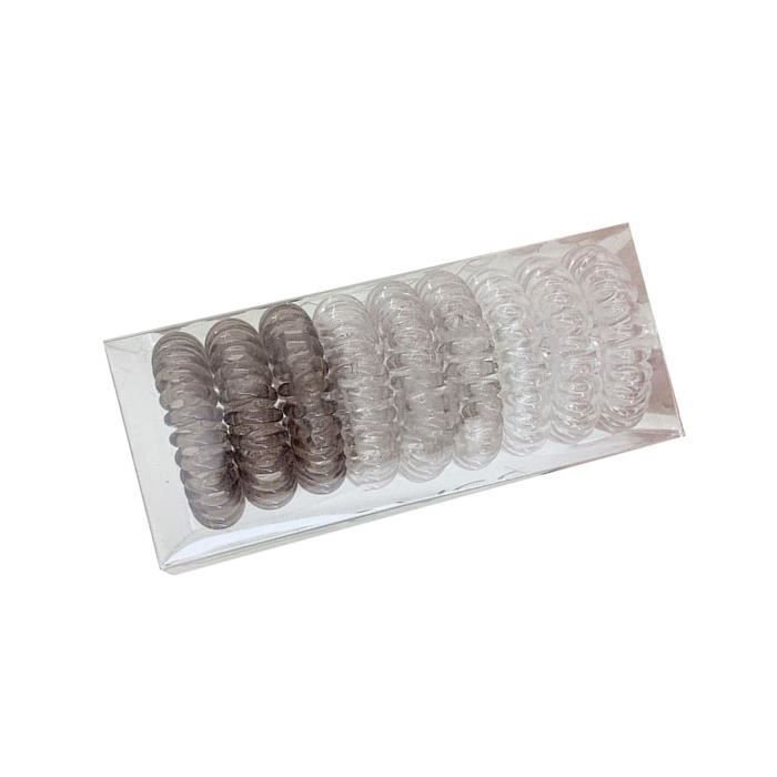 6Pcs noeuds de cheveux en spirale noeuds de cheveux Attaches de queue