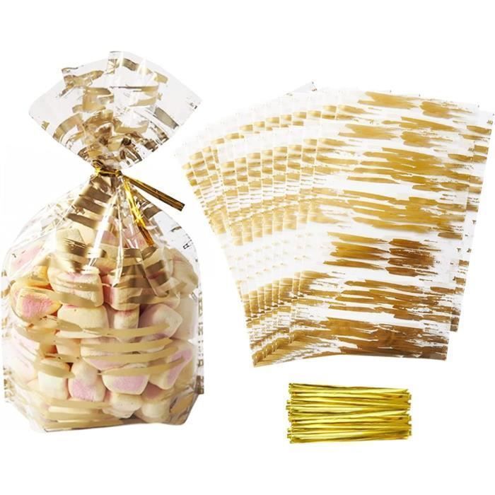300 Pièces Sachets Plastiques Transparents 7x10cm Auto-Adhésifs - Cellophane OPP
