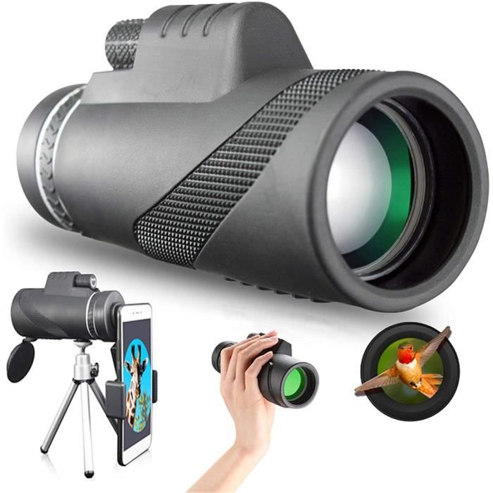 Monoculaire Télescope AYYDS 40x60 HD BAK4 - Avec Trépied Et Support Smartphone