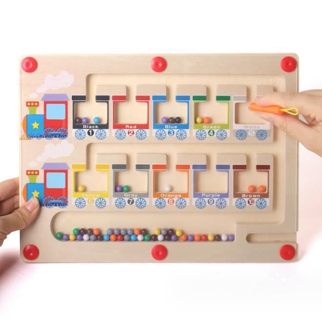 Jeux 3 Ans Garcon Labyrinthe Magnétique éducatif SoeUyd - Jeu Comptage Couleurs - 2-9 Ans Jouet Apprentissage 2-9 Ans Jeux 3 Ans Garcon Labyrinthe Magnétique éducatif SoeUyd - Jeu Comptage Couleurs - 2-9 Ans Jouet Apprentissage 2-9 Ans