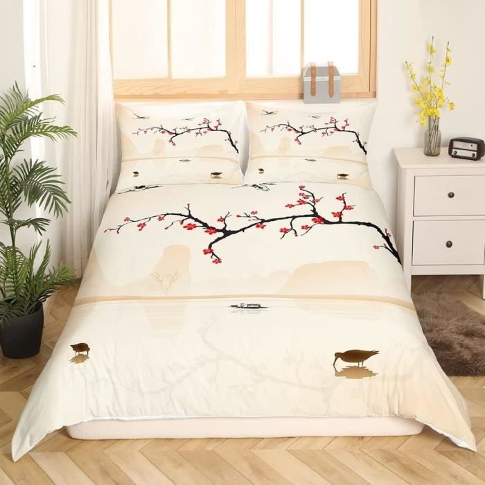 Parure De Lit Imprimé Basketball Pour Enfants - Housse De Couette 135x200 Cm + Taie D'Oreiller - Motif Sport Garçons Et Filles