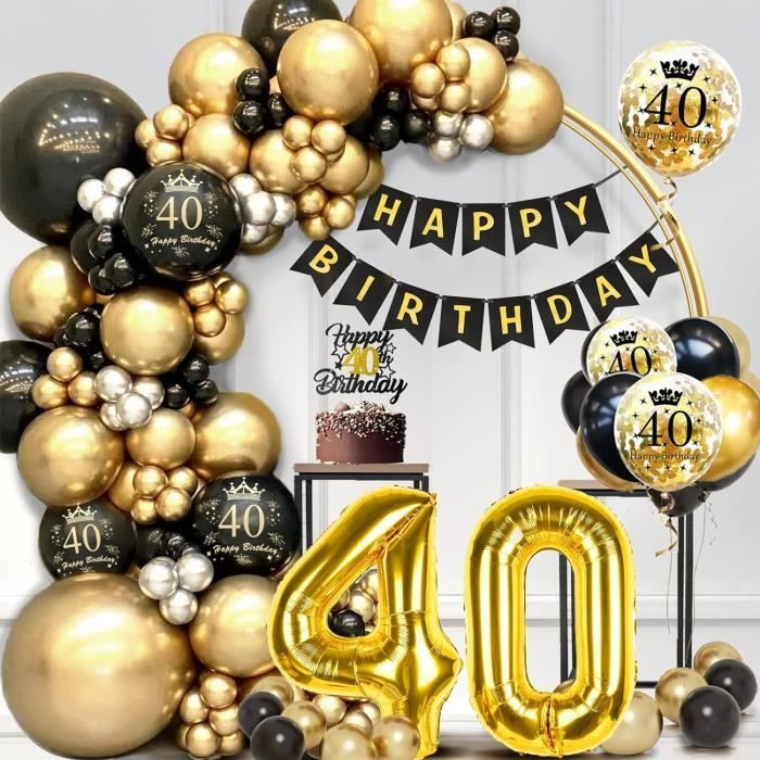 Ballons Pour 40e Anniversaire - Party Expert