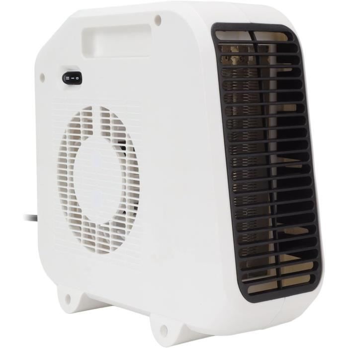 Radiateur D'appoint Portable Avec Tête Rotative 180° Et Ports USB - 170W, économe, Pour Bureau Et Chambre