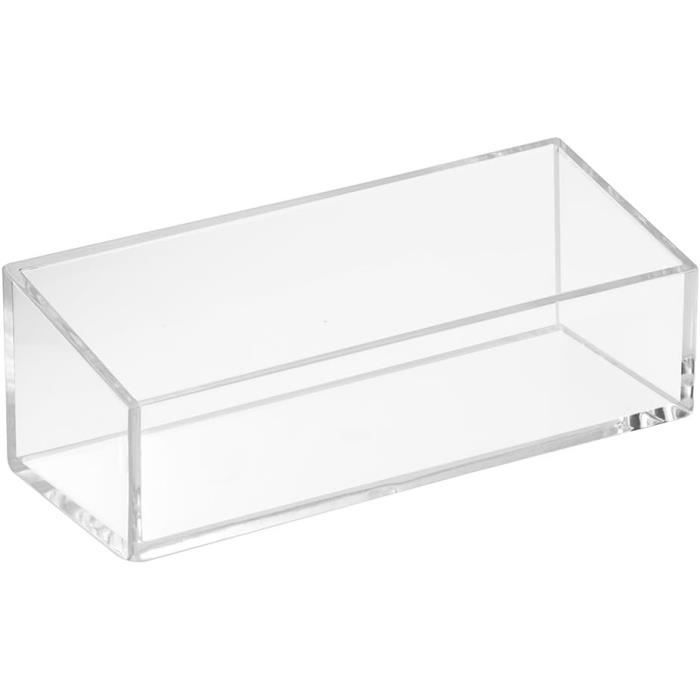 Petite Boîte De Rangement Pour Maquillage - Argentée, En Aluminium Et Plastique, Occasion