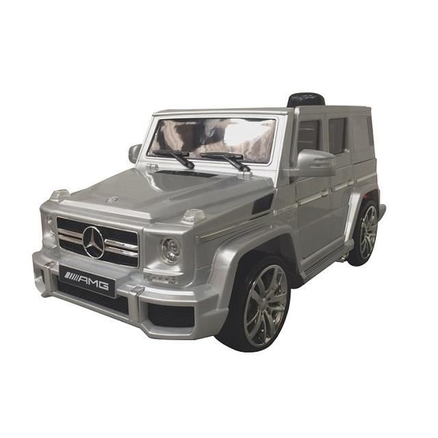 Mercedes Benz G63 12 Volts Gris Voiture Electrique Enfant 12 V Vehicule Jouet Bebe Garcon Fille Cdiscount Jeux Jouets