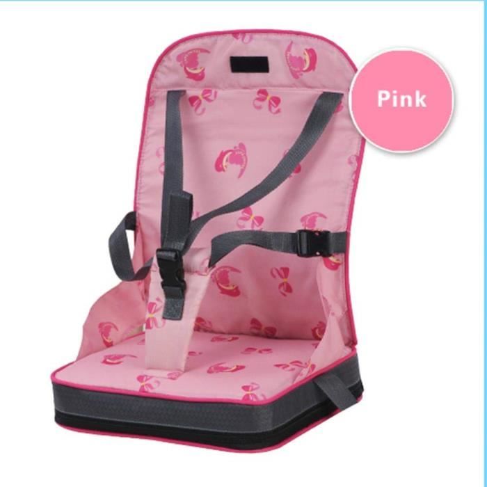 Made In Eu Hausseur Siege Salle A Manger Portable Pour Bebe Avec 2 Ajustable Sangles Confortable Repas Coussin Rehausseur De Chaise Dehoussable Et Pratique A Nettoyer Ideal Pour Le Voyage Coussins Et
