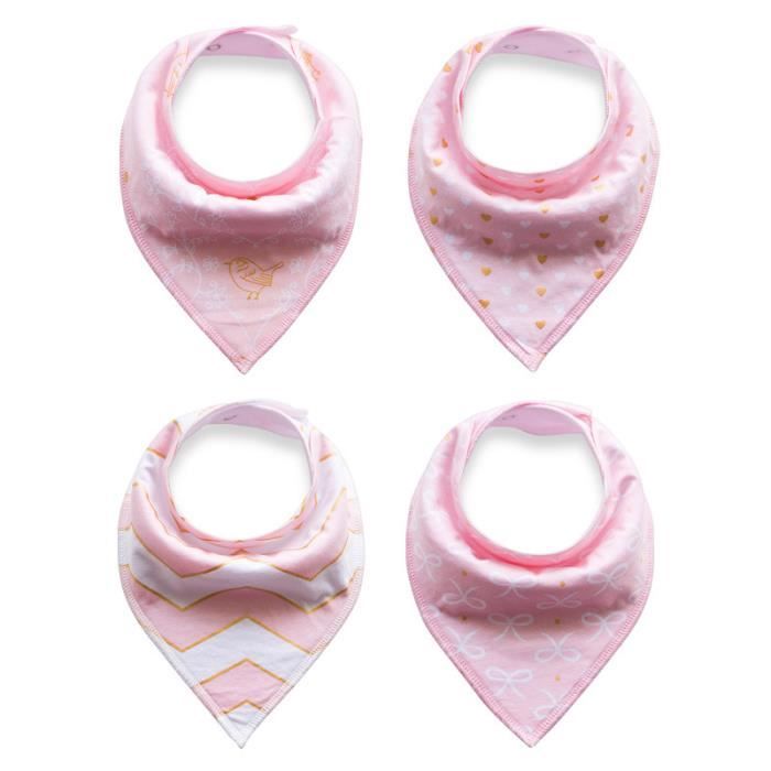 Lot De 4 Bavoirs Naissance En Coton Rose Pour Bebe Fille 0 12 Mois Achat Vente Bavoir Cdiscount Lot De 4 Bavoirs Naissance En Coton Rose Pour Bebe Fille 0 12 Mois Achat Vente Bavoir Cdiscount