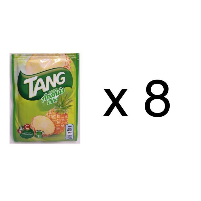 TANG, la boisson en poudre : Orange,Citron, Ananas, Fraise et Tropicale