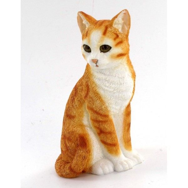 Figurine Chat Roux Assis Cdiscount Maison