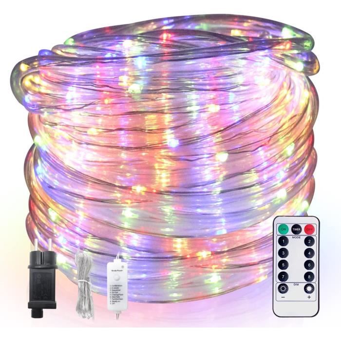Tube Led Lumineux 30 M 300 Led Avec 8 Modes D'Éclairage