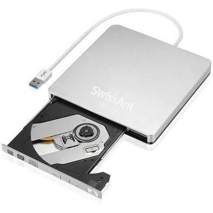 Graveur Lecteur CDDVDRW Disque Dur USB3.0 INAC01 Prix pas cher