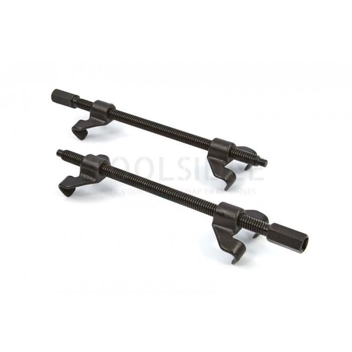 Kit Tendeurs à Ressorts Voiture - Lot De 3, Capacité 1.2 Tonnes - Pour Tuning, Abaissement, Remplacement Ressorts - 8
