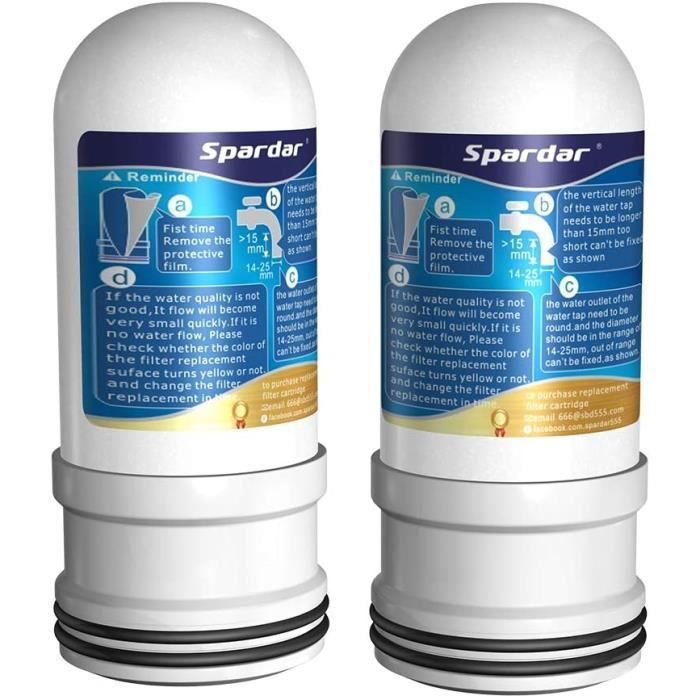 8 Filtres à Eau 5 Microns - Coton PP, Compatibles YRAKOZIN - Remplacement Mensuel