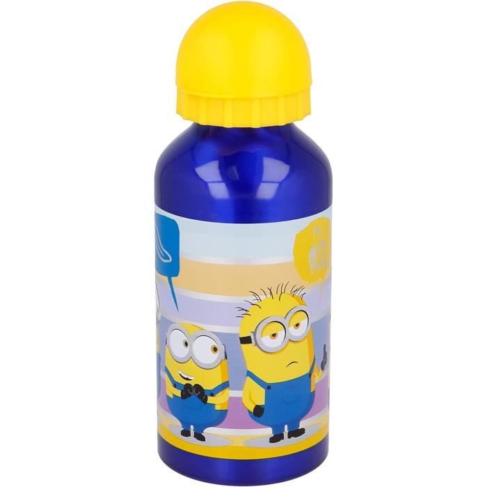 Stor Gourde Batman Symbole – Aluminium 400 Ml – Unisexe Enfant – Officielle, Robuste Et Légère – Idéal Pour L’École Ou Le Sport