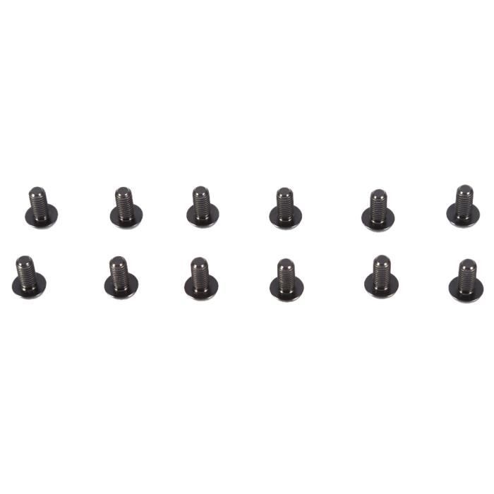 12 Boulons Titane T25 M5x10 Pour Frein à Disque Vélo - Noir, Léger Et Anticorrosion