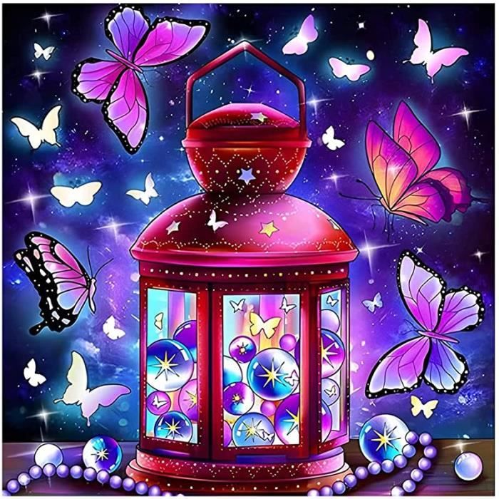 Diamond Stitch Kit Peinture Diamant Enfant UPINS - 35 Autocollants 5D Avec Outils - Activité DIY & Loisirs Créatifs
