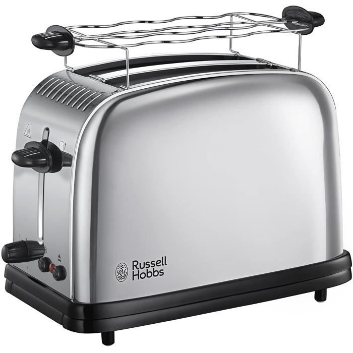 Russell Hobbs Toaster Grille Pain W Fentes Chauffe Viennoiseries Rapide