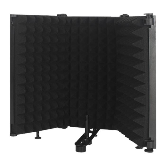 5 portes Protection d'isolation pour Microphone, 3-5 panneaux réglables ...