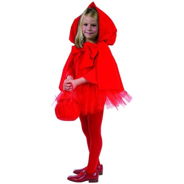 Robe Le Petit Chaperon Rouge CESAR - Enfant - Multicolore - Polyester - 5 / 7 ans