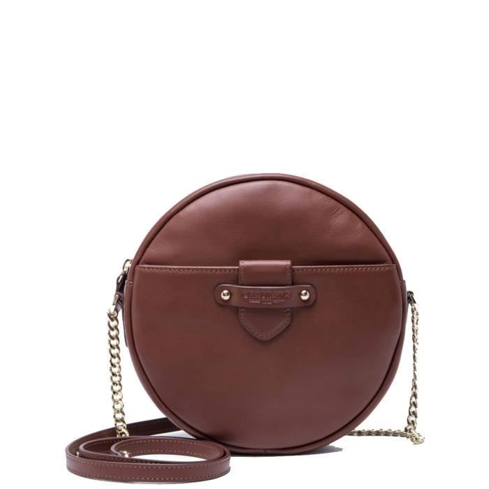 sac rond marron