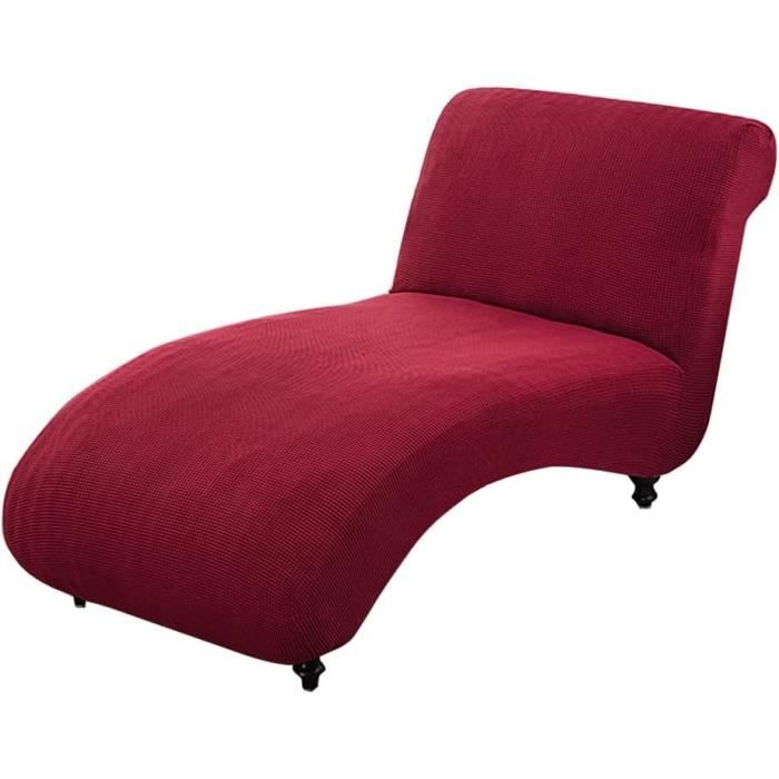 Housse pour chaise longue accoudoir court droit Hosteline CAMERON Bordeaux 48 x 29 x 14 cm main image 1