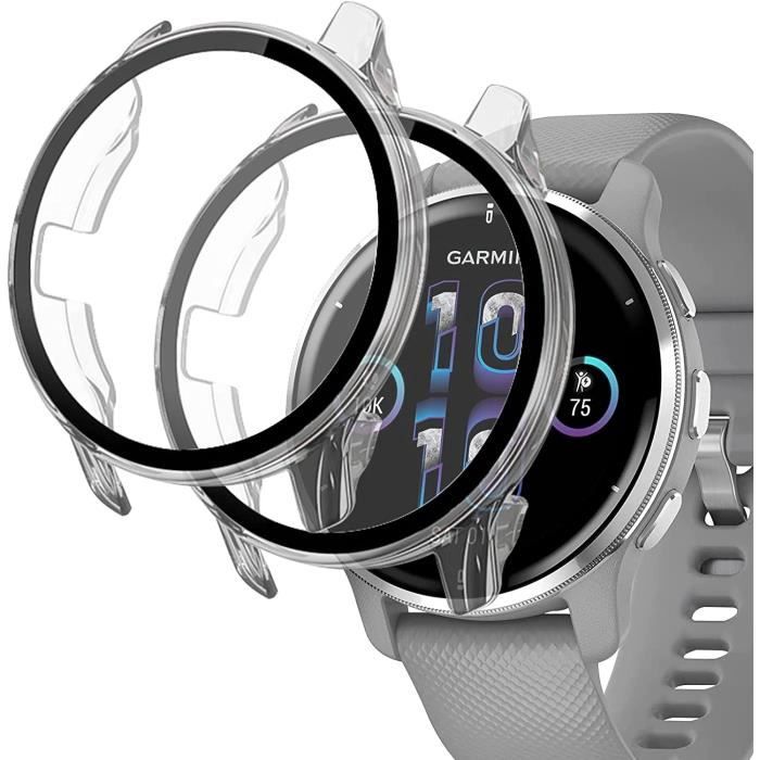 Verre trempé Garmin Venu 2 Protection 3D Couverture Complète Incurvée  AntiEmpreintes AntiRayures Sans Bulles 4 X N - Cdiscount Téléphonie