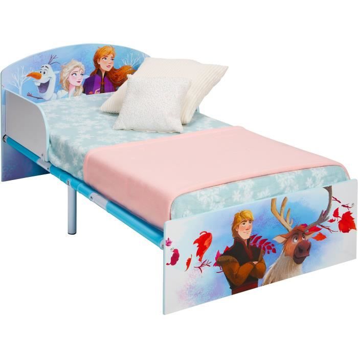 Disney Frozen MDF Tout-petit lit avec rangement & DELUXE MATELAS FILLES 