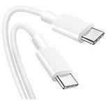 DLH Cable USB-C vers USB-C 1m 3.25A 65W max Blanc - vue 3