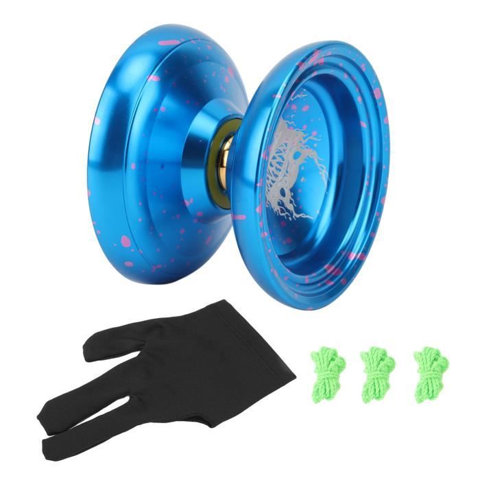 SRVertex Yoyo en métal pour Enfants débutants, roulement à Retour Automatique, Yo-yo réactif pour Jouer des Tours de Cordes Professionnels