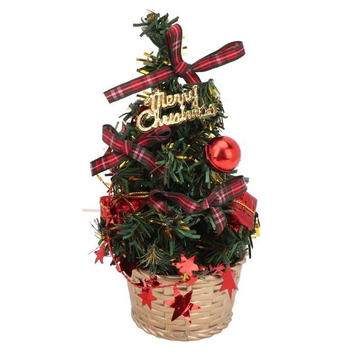 Sapin De Noël Artificiel - Bricolage - 35cm - Base En Bois - Décoration