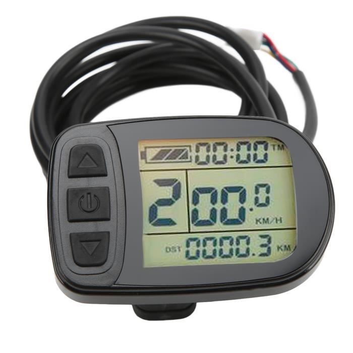 Panneau D'affichage LED S810 Pour Vélo électrique - 36V/48V - Compatible Contrôleur JN Et Kit Pasion - 6