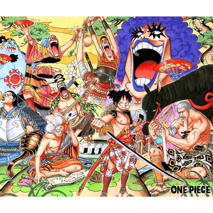 Poster Affiche One Piece Alabasta Ark Crocodile Manga(50x59cmB