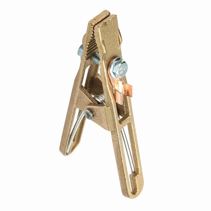 Messing-Erdungsschweißklemme A-Form - Für Schweißmaschinen Bis 500A, Vielseitig Einsetzbar (260A/300A/500A Wählbar)