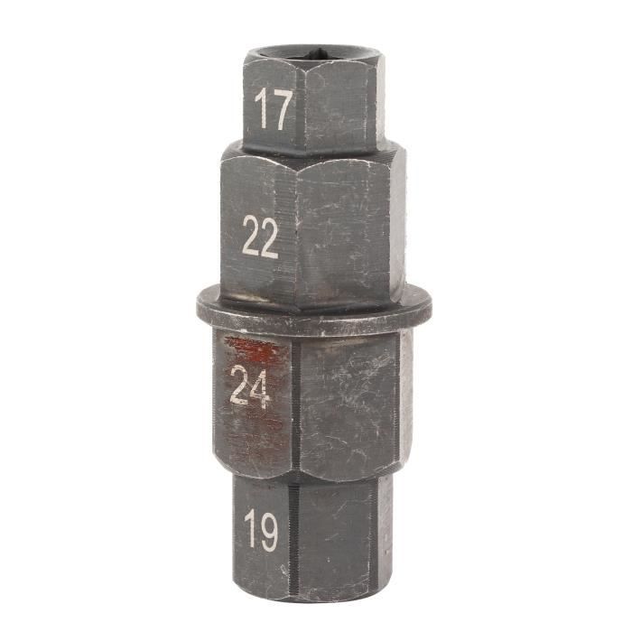 Atyhao Outil d'essieu hexagonal pour motos Outil de douille de pilote Atyhao Outil d'essieu hexagonal pour motos Outil de douille de pilote