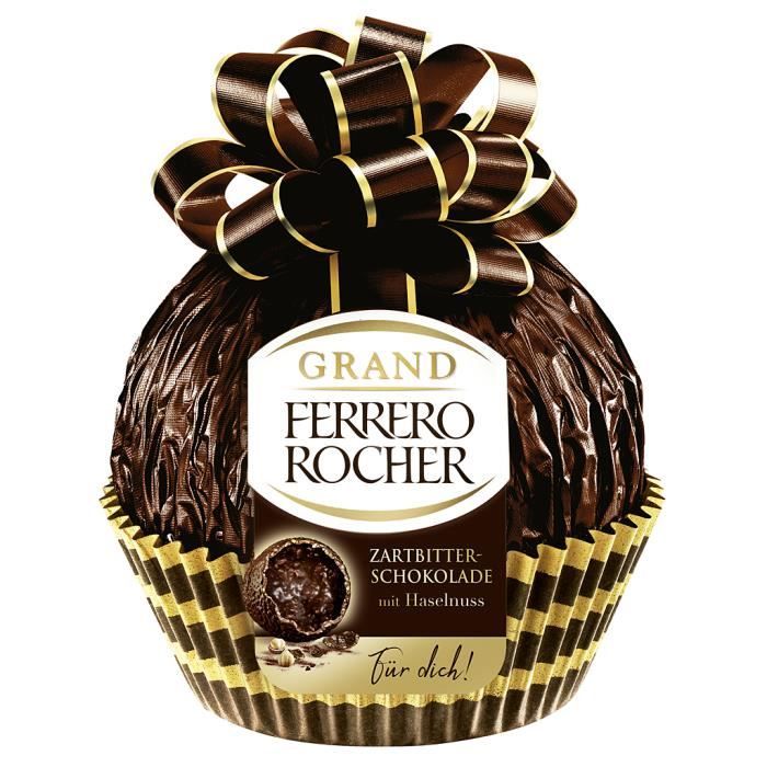 Ferrero Grand Rocher Chocolat noir à la noisette Noël 125g - Cdiscount Au  quotidien