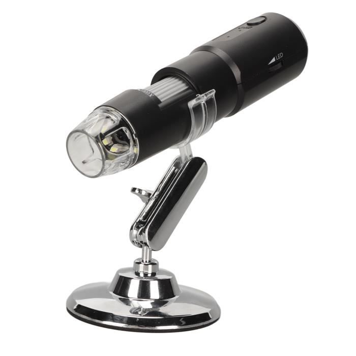 Microscope USB portable HURRISE - 50X-1000X - WiFi - 8 LED - Noir ...