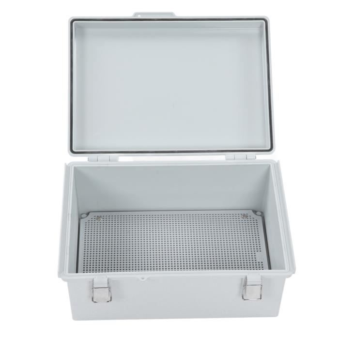 Sourcing Map Boîte électronique Plastique DIY Boîtier Gris 200 X 120 X